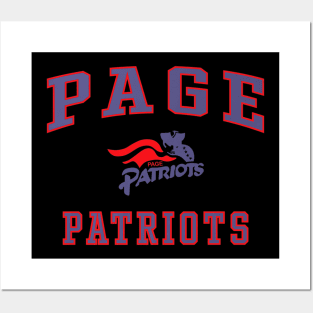 Page High School Patriots Posters and Art